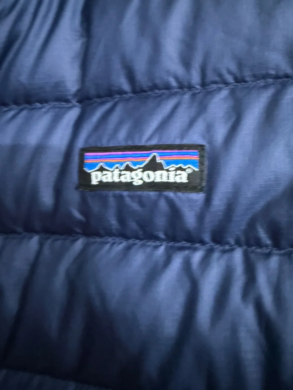 Patagonia Boys Down Sweater Jacket Classic Navy XXL 16-18 Style 68245